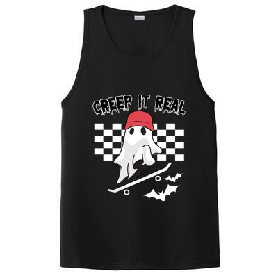 Creek It Real Funny Ghost Halloween PosiCharge Competitor Tank