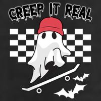 Creek It Real Funny Ghost Halloween Golf Towel