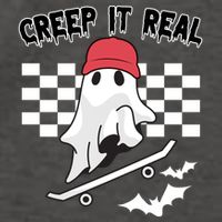 Creek It Real Funny Ghost Halloween Vector Backpack