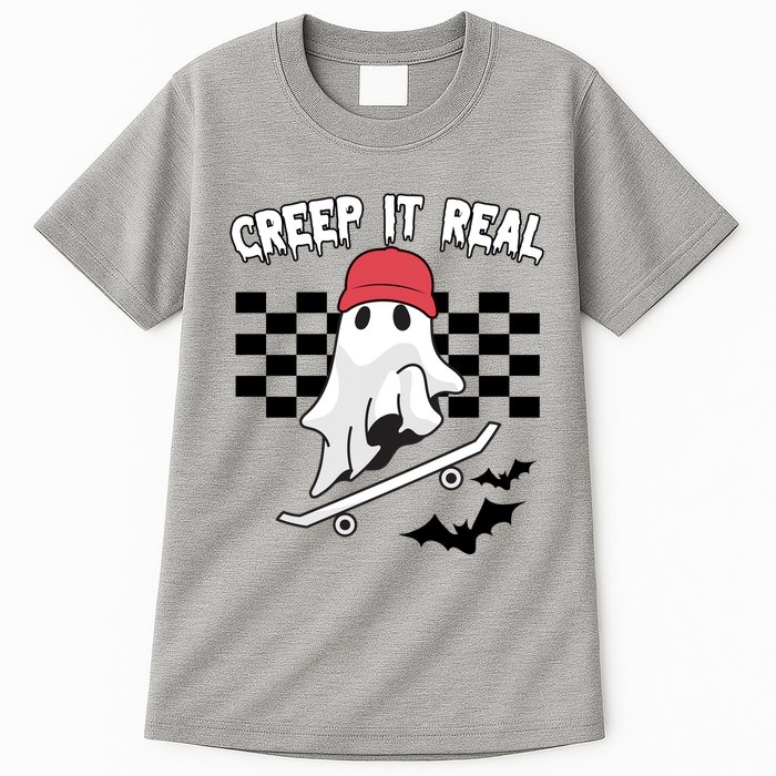 Creek It Real Funny Ghost Halloween Tall T-Shirt