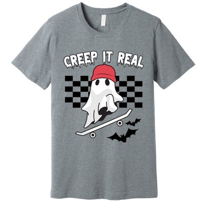 Creek It Real Funny Ghost Halloween Premium T-Shirt