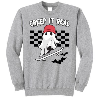 Creek It Real Funny Ghost Halloween Tall Sweatshirt