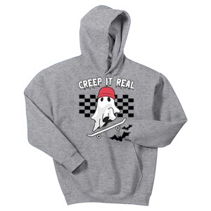 Creek It Real Funny Ghost Halloween Kids Hoodie