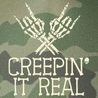 Creepin' It Real Funny Halloween Skeleton Legacy Tie Dye Trucker Hat