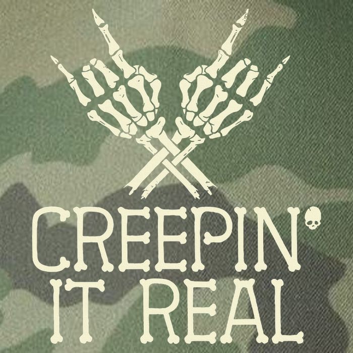 Creepin' It Real Funny Halloween Skeleton Legacy Tie Dye Trucker Hat