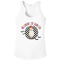 Creep It Real Ghost Halloween Sweating Sucks Skeleton  Ladies PosiCharge Competitor Racerback Tank