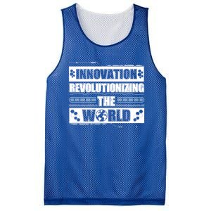 Cool Innovation Revolutionizing The World A Future Inventor Gift Mesh Reversible Basketball Jersey Tank