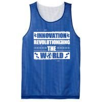 Cool Innovation Revolutionizing The World A Future Inventor Gift Mesh Reversible Basketball Jersey Tank