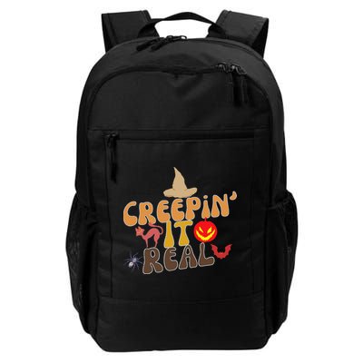 Creepin It Real Spooky Halloween Design Backpack