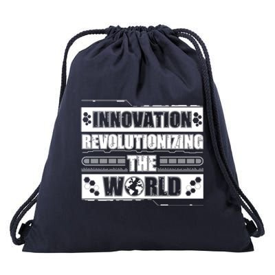 Cool Innovation Revolutionizing The World A Future Inventor Gift Drawstring Bag