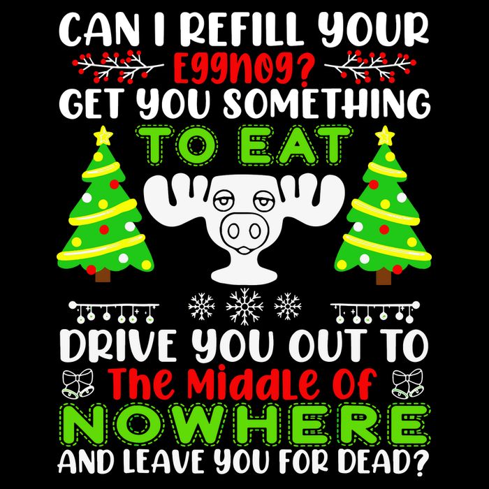 Can I Refill Your Eggnog Funny Christmas Vacation Quote Baby Bodysuit