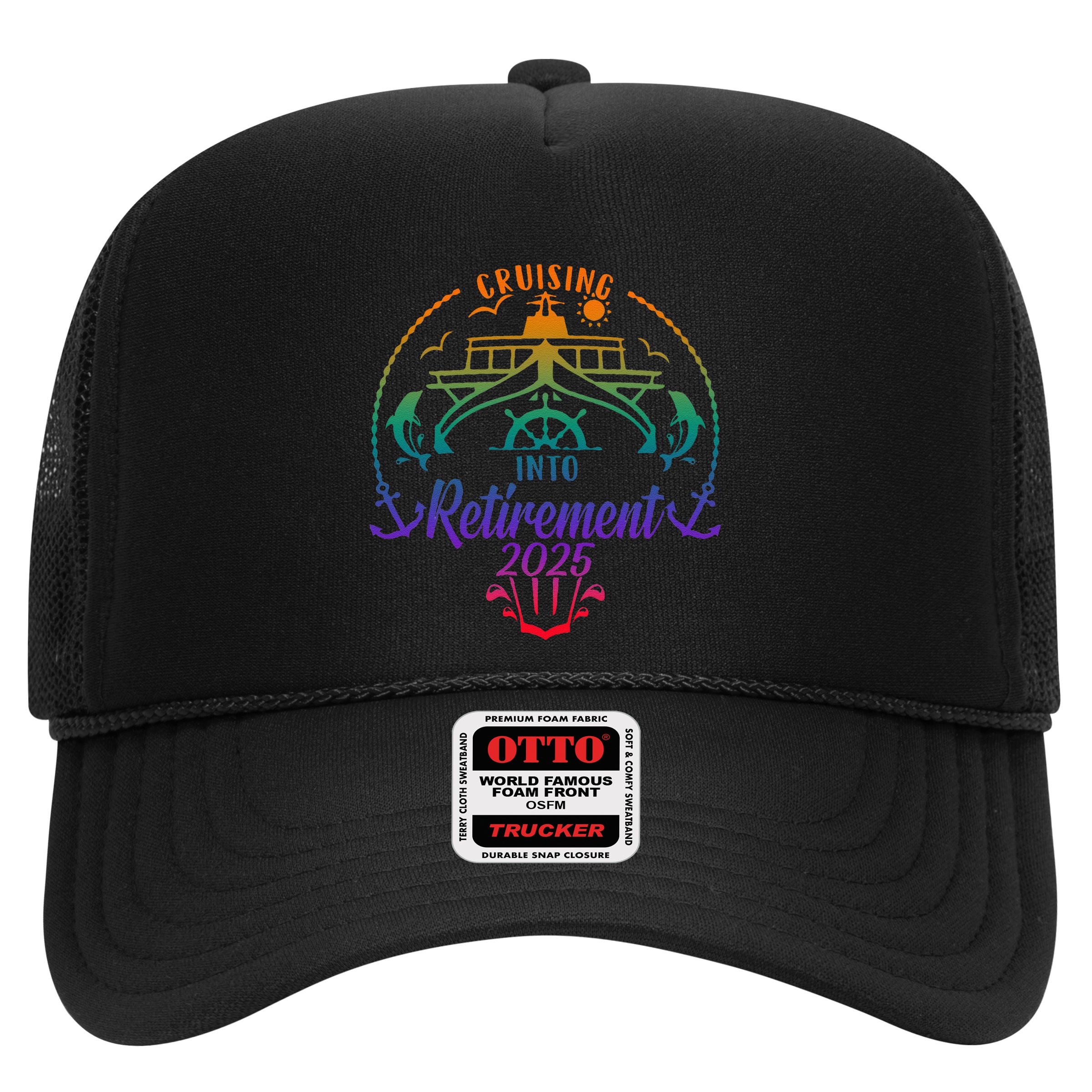 Cruising Into Retirement 2025 Retired Cruising Vacation Trip Hat