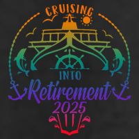 Cruising Into Retirement 2025 Retired Cruising Vacation Trip Hat