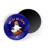 Creep It Real Skateboarding Ghost Retro Halloween Costume Cute Gift Magnet