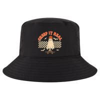 Creep It Real Skateboarding Ghost Retro Halloween Costume Cool Comfort Performance Bucket Hat