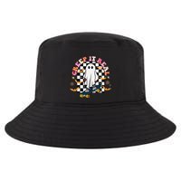 Creep It Real Skateboarder Ghost Halloween Cool Comfort Performance Bucket Hat