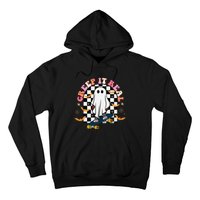 Creep It Real Skateboarder Ghost Halloween Hoodie