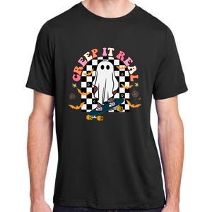 Creep It Real Skateboarder Ghost Halloween Adult ChromaSoft Performance T-Shirt