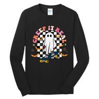 Creep It Real Skateboarder Ghost Halloween Tall Long Sleeve T-Shirt