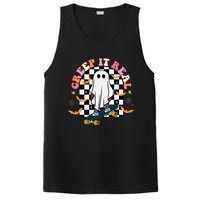 Creep It Real Skateboarder Ghost Halloween PosiCharge Competitor Tank