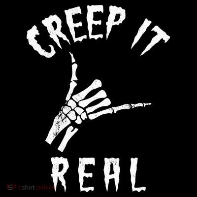 Creep It Real Skeleton Hand Shaka T-Shirt