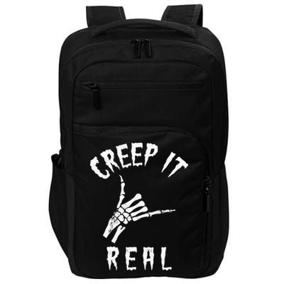 Creep It Real Skeleton Hand Shaka Impact Tech Backpack