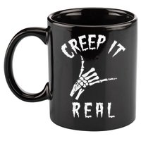 Creep It Real Skeleton Hand Shaka 11oz C Handle Ceramic Mug