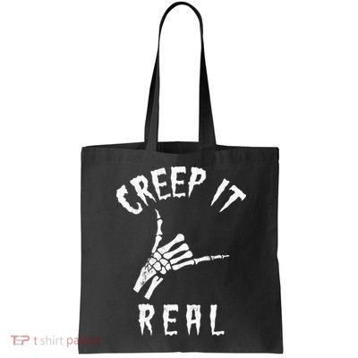 Creep It Real Skeleton Hand Shaka Bag