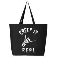 Creep It Real Skeleton Hand Shaka 25L Jumbo Tote