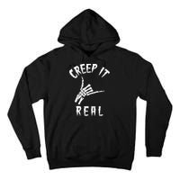 Creep It Real Skeleton Hand Shaka Tall Hoodie