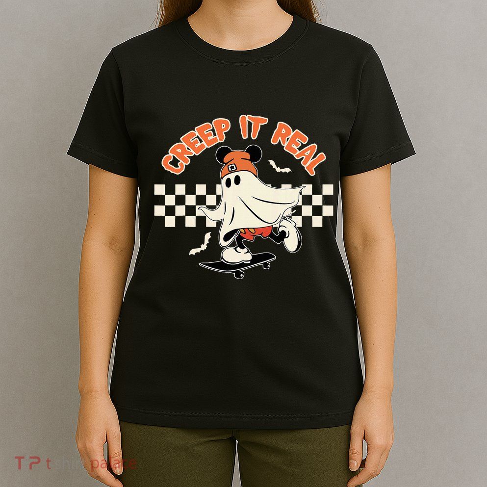 Creep It Real Spooky Ghost Mouse T-Shirt
