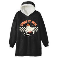 Creep It Real Spooky Ghost Mouse Hooded Wearable Blanket
