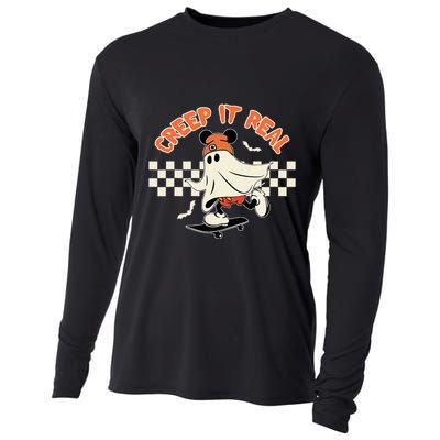 Creep It Real Spooky Ghost Mouse Cooling Performance Long Sleeve Crew