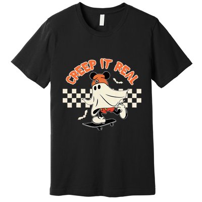 Creep It Real Spooky Ghost Mouse Premium T-Shirt