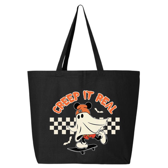 Creep It Real Spooky Ghost Mouse 25L Jumbo Tote