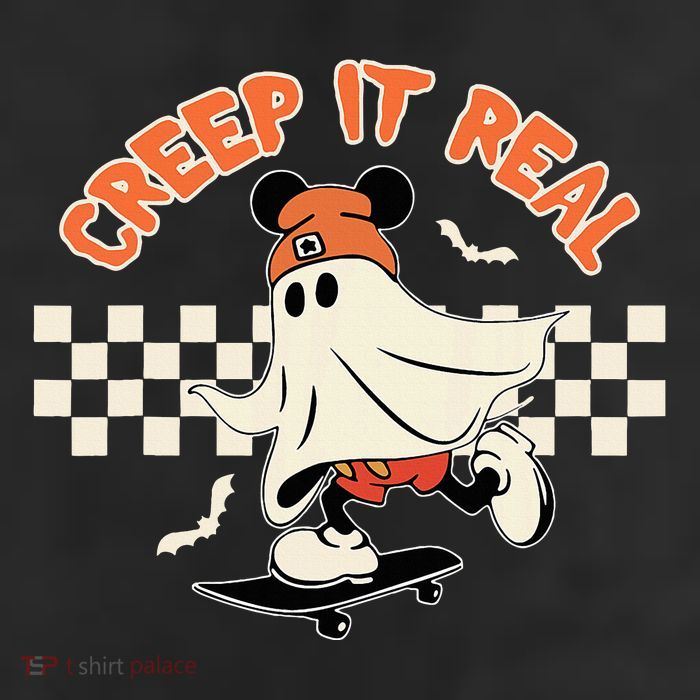 Creep It Real Spooky Ghost Mouse 25L Jumbo Tote
