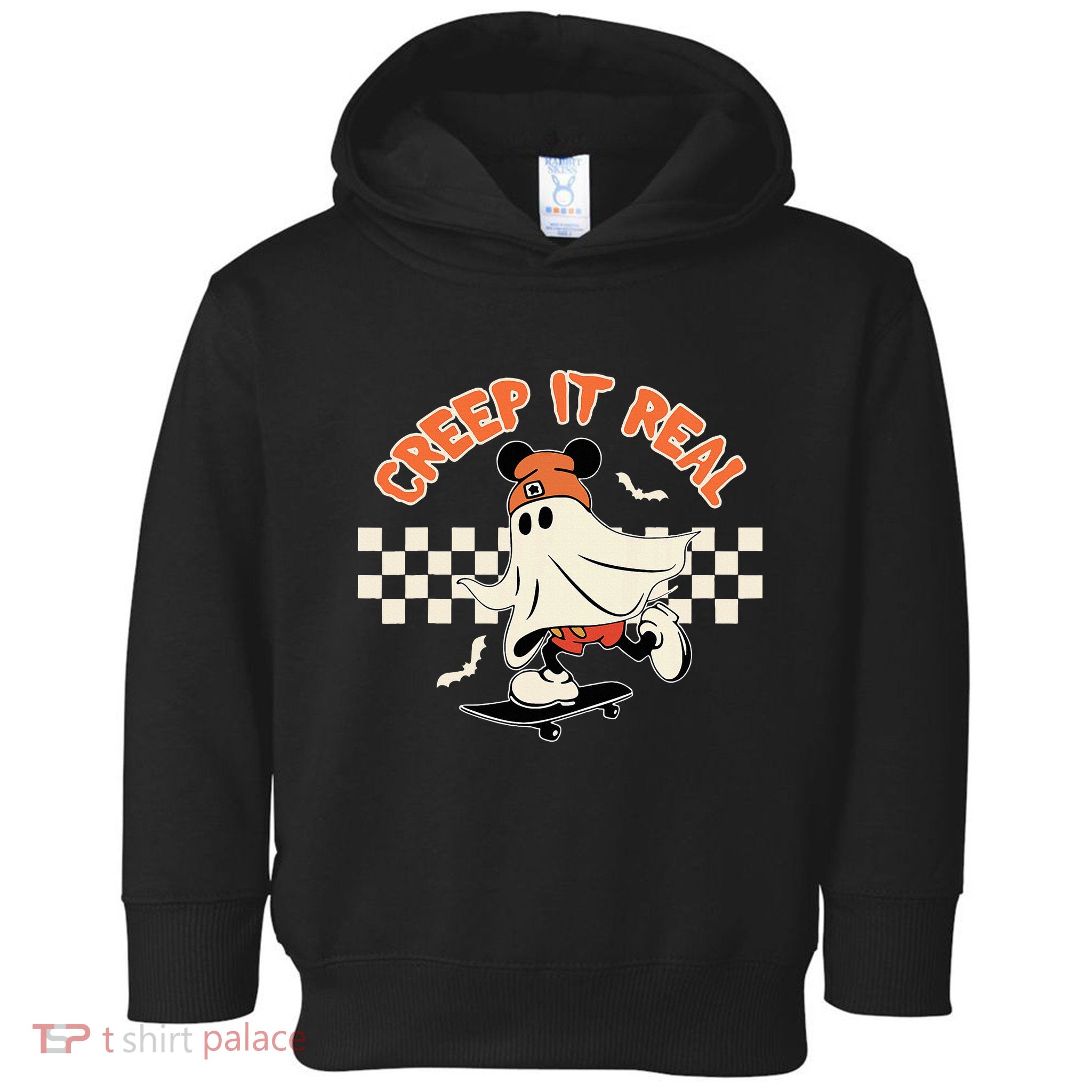 Creep It Real Spooky Ghost Mouse Toddler Hoodie
