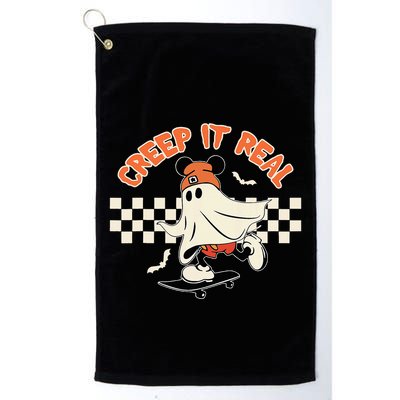 Creep It Real Spooky Ghost Mouse Golf Towel