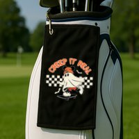 Creep It Real Spooky Ghost Mouse Golf Towel