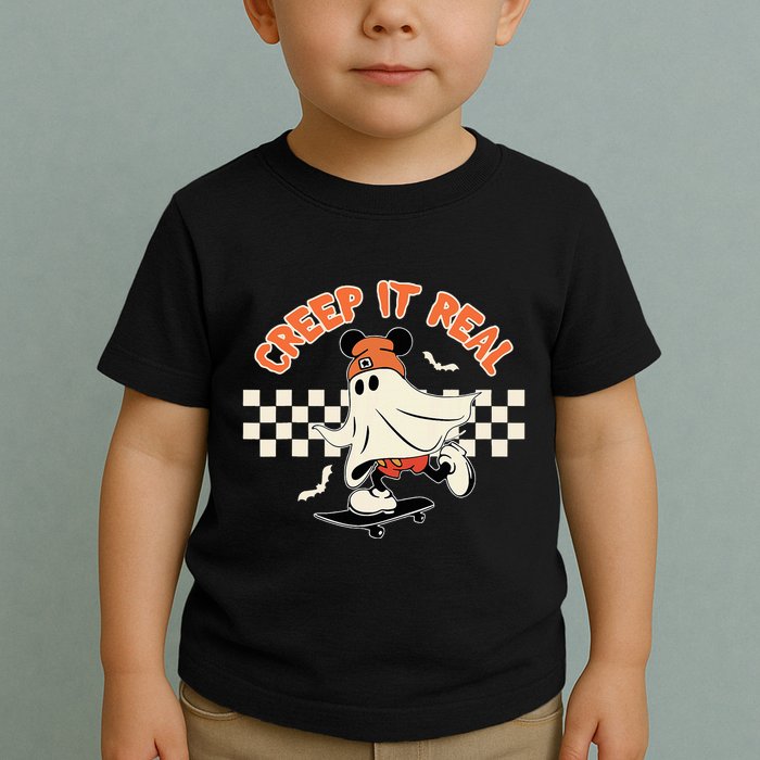 Creep It Real Spooky Ghost Mouse Toddler T-Shirt