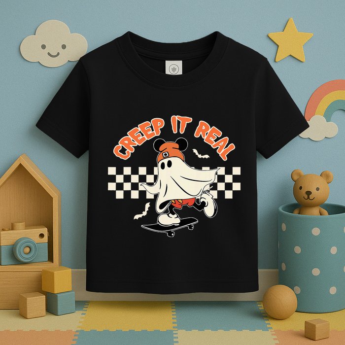 Creep It Real Spooky Ghost Mouse Toddler T-Shirt