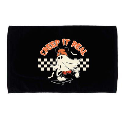 Creep It Real Spooky Ghost Mouse Microfiber Hand Towel