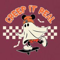 Creep It Real Spooky Ghost Mouse 16oz Travel Tumbler