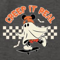 Creep It Real Spooky Ghost Mouse Vector Backpack