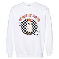 Creep It Real Ghost Halloween  Garment-Dyed Sweatshirt