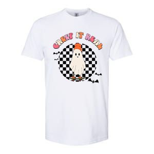 Creep It Real Ghost Halloween  Softstyle CVC T-Shirt