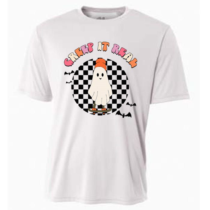 Creep It Real Ghost Halloween  Cooling Performance Crew T-Shirt