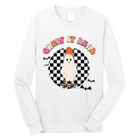 Creep It Real Ghost Halloween  Long Sleeve Shirt