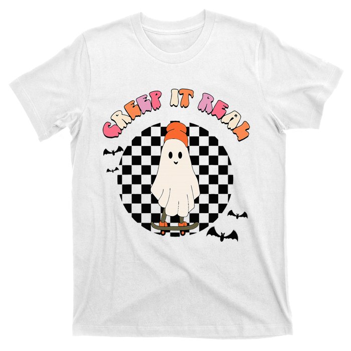 Creep It Real Ghost Halloween  T-Shirt