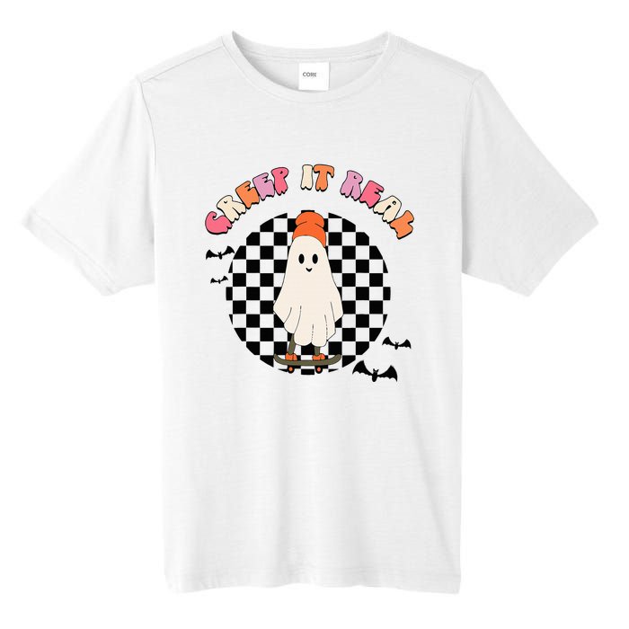 Creep It Real Ghost Halloween  Tall Fusion ChromaSoft Performance T-Shirt